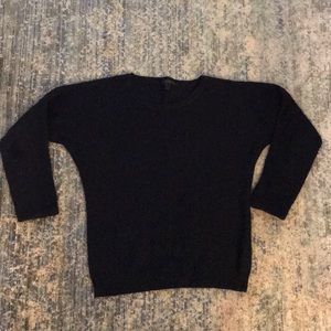 Navy Ribbed J.Crew sweater